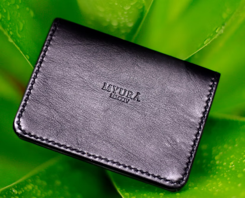 Black Business Card Holder