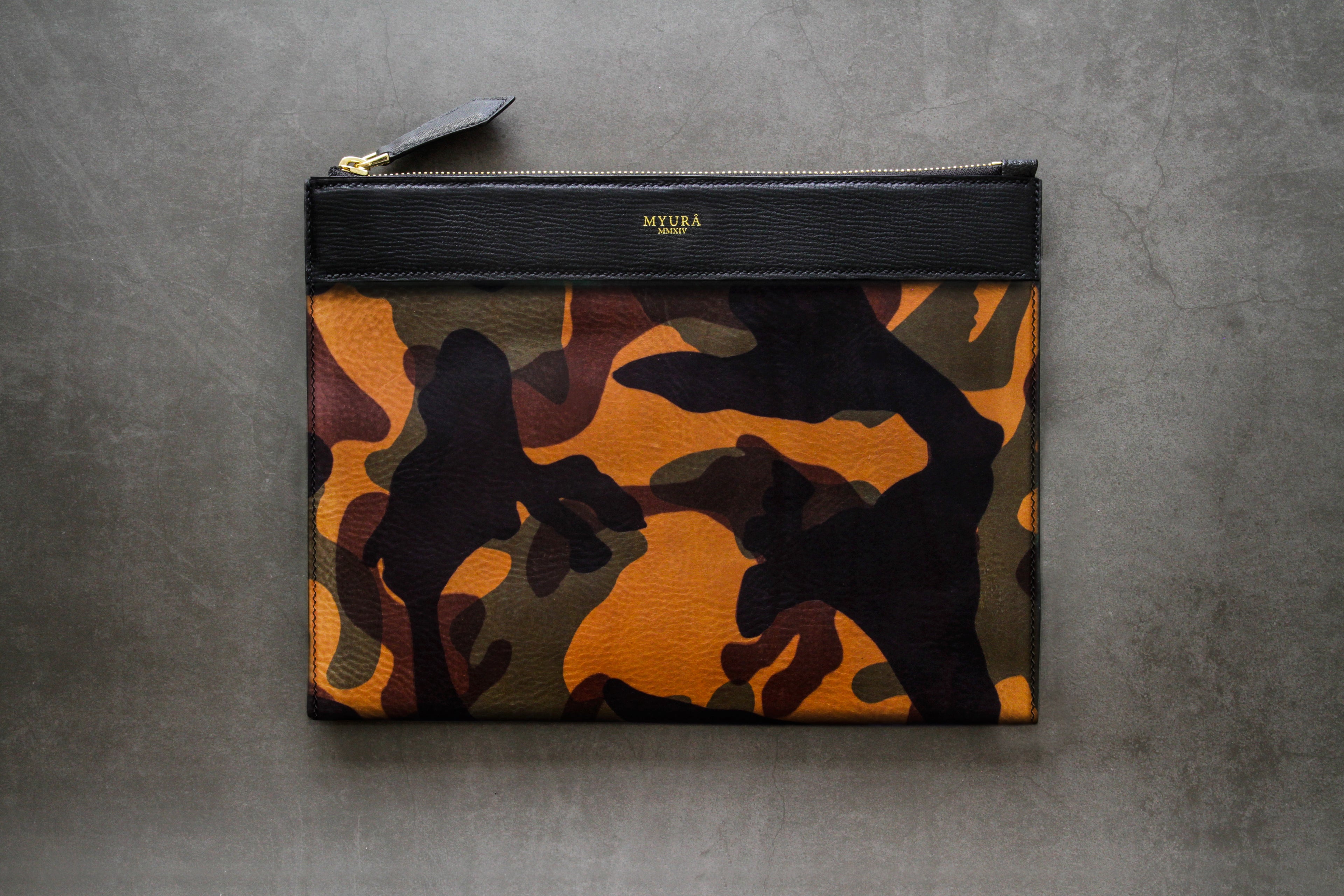 CamoQuad Clutch Bag